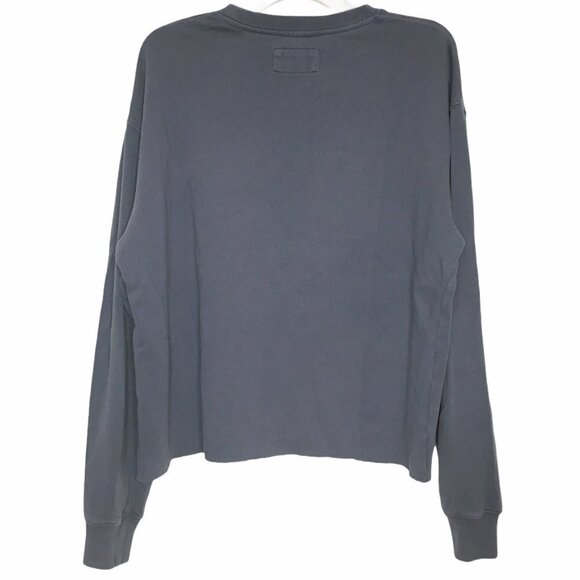 Barney Cools Hand Cropped Oversized Sweatshirt Large - Picture 3 of 7